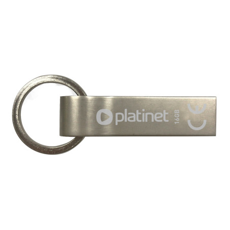 Clé USB 2.0 Platinet Mini-Depo 16 Go, métal | DVD.pt